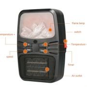 Αερόθερμο με εφέ φλόγας – 790008