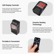 Αερόθερμο πρίζας με εφέ φλόγας – 673196