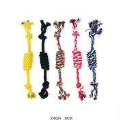 Παιχνίδι σκύλου σχοινί με κόμπο – 30cm – 12pcs – 550624