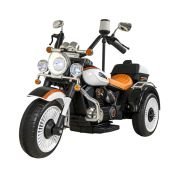 Παιδικό ηλεκτροκίνητο τρίκυκλο scooter με φάρο – BJQ-6388 – 701114 – White/Orange