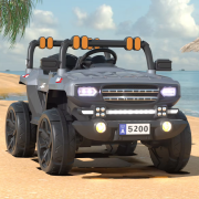 Παιδικό ηλεκτροκίνητο αυτοκίνητο Τζιπ με χειριστήριο – BLF-5200 – 701119 – Blue