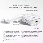 Ασύρματο ακουστικό Bluetooth – F1 – Fineblue – 712270 – White