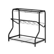 Μεταλλική ραφιέρα τροφίμων κουζίνας τριώροφη – MZY-525-3 – 718547