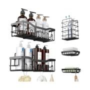 Επιτοίχια ράφια μπάνιου σε σετ 5Χ – 7510-5 – 718578