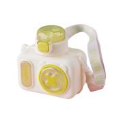 Φορητό παγούρι πλαστικό με καλαμάκι – Camera – 600ml – 722450 – Yellow