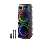 Φορητό ηχείο subwoofer με 2 μικρόφωνα Karaoke – AO-1299 – 801148
