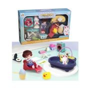 Σετ κούκλα με αξεσουάρ μπάνιου και φροντίδας – 669-603D – 805008