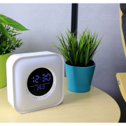 Ασύρματο ηχείο Bluetooth LED & ψηφιακό ρολόι – P10 – 810811