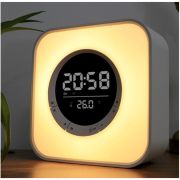 Ασύρματο ηχείο Bluetooth LED & ψηφιακό ρολόι – P10 – 810811