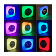 Ασύρματο ηχείο Bluetooth LED & ψηφιακό ρολόι – P10 – 810811