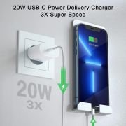 Αντάπτορας φόρτισης Fast Charge με θύρα Type-C – PD-20W – 810835