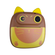 Παιδική Instant φωτογραφική μηχανή με εκτυπωτή – D6 – 811801 – Brown