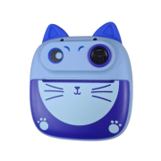 Παιδική Instant φωτογραφική μηχανή με εκτυπωτή – D6 – 811801 – Blue