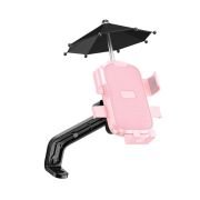 Βάση στήριξης smartphone ποδηλάτου/μοτοσυκλέτας με σκίαστρο – YC-M2S – 811900 – Pink