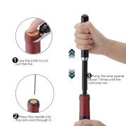 Ανοιχτήρι κρασιού με πίεση αέρος – Τιρμπουσόν – KH1-002101 – 812549 – Black