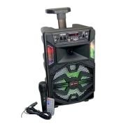 Φορητό ηχείο subwoofer με μικρόφωνο Karaoke – QS-3810 – 813195