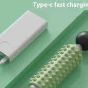 Επαναφορτιζόμενο Massage Roller – USB – 813607 – Ash Grey