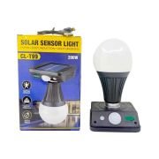 Επαναφορτιζόμενη ηλιακή λάμπα LED με αισθητήρα κίνησης – FA-T99 – 817575