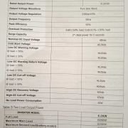 Υβριδικό Inverter καθαρού ημιτόνου – 5KVA – 819416