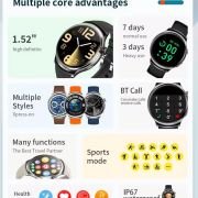 Smartwatch – Z93 PRO – 880815 – Black