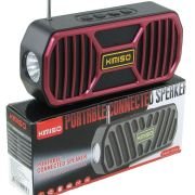 Ασύρματο ηχείο Bluetooth με φακό LED – KMS-05B – 885871 – Red