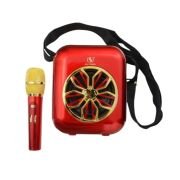 Ασύρματο ηχείο Bluetooth με μικρόφωνο Karaoke – YS-A20 – 887103 – Red