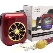 Ασύρματο ηχείο Bluetooth με μικρόφωνο Karaoke – YS-A20 – 887103 – Gold