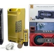 Ασύρματο ηχείο Bluetooth με 2 μικρόφωνα Karaoke – YS-205 – 887226 – Black