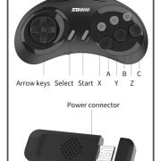 Φορητή κονσόλα παιχνιδιών Stick με 2 χειριστήρια – SG800 – 887660