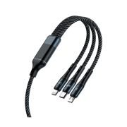 Καλώδιο φόρτισης & data 3in1 – Fast Charge – CL-972 – 1.2m – AWEI – 888155 – Black