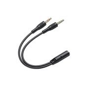 Αντάπτορας Female 3.5mm Jack σε Male Audio & Microphone Jack 3.5mm – AUX-002 – AWEI – 888124
