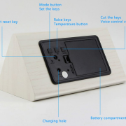 Ψηφιακό ρολόι – Ξυπνητήρι – ET011 – 909443 – Black