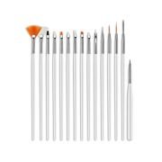 Σετ πινέλα μανικιούρ Nail Art – B272 15 – 15pcs – 910525