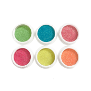 Σετ Glitter νυχιών Nail Art – Neon Glitter – 6pcs – 910594