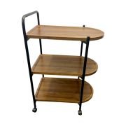 Βοηθητικό τραπεζάκι τρόλεϊ τριώροφο – 64208 – 915275