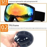 Μάσκα Σκι – HX001 – 920662 – Black/Black