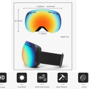 Μάσκα Σκι – HX037 – 920679 – Colorful Mirror