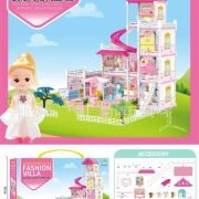 Κουκλόσπιτο με αξεσουάρ – 1237-4DIY – 922155