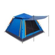 Σκηνή Camping 3 ατόμων με σκίαστρα – YB3021 – 2x2m – 960002 – Blue