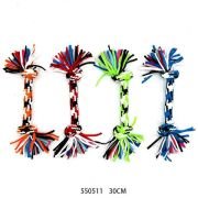Παιχνίδι σκύλου σχοινί με κόμπους – 30cm – 12pcs – 550511