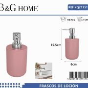 Θήκες κρεμοσάπουνου Dispenser πλαστικές – Σετ 5pcs – Pink – 21751