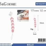 Σφουγγάρια μπάνιου δίχτυ σε σετ 6Χ – Pink – 24972