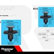 Σετ συνδετήρες αυτοκινήτου – 10pcs – R-F16101-17 – 180859
