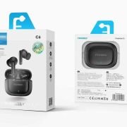 Ασύρματα ακουστικά Bluetooth με θήκη φόρτισης – C6 – Fineblue – 701458 – White