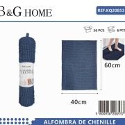 Πατάκι μπάνιου – M0840 – 40x60cm – Blue – 20853