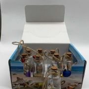 Διακοσμητικό Souvenir – Μπουκαλάκι με κοχύλια – 20pcs – 251735