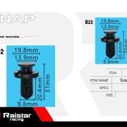 Σετ συνδετήρες αυτοκινήτου – 8pcs – R-F16101-14 – 180856