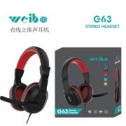Ενσύρματα ακουστικά Gaming – G63 – Weibo – 658557