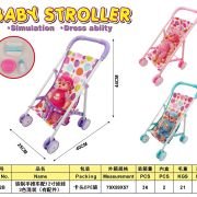 Παιδικό καροτσάκι με κούκλα – 332B – 215336