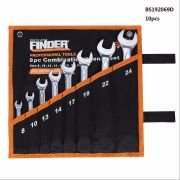 Σετ κλειδιά πολύγωνα κυρτά – 10pcs – Finder – 192136
